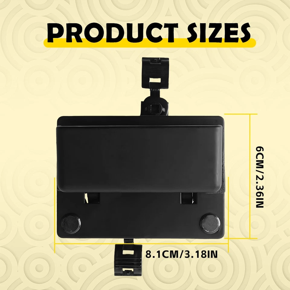 2X maçaneta de trava de porta externa preta para Chevy Express 1500 2500 3500 van de carga - Imagem 4 de 4