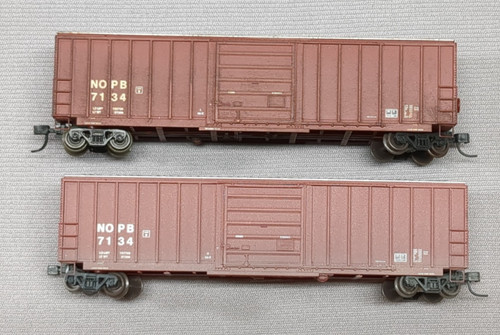 Coche de carga escala N Athearn # 10560 NEW ORLEANS PUBLIC BELT 50' SIECO, NUEVO EN CAJA 7134 | Condition: Used