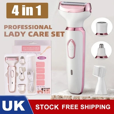 Electric Shaver For Women Rechargeable Painless Bikini Razor Lady Hair Remover