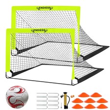 Soccer Goals 2 of 4' x 3' Pop Up Soccer Goal Training Equipment, Portable Soc...
