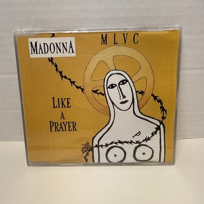 Madonna - LIKE A PRAYER - CD Single (Yellow Cover) - GERMANY 3 Track Remixes