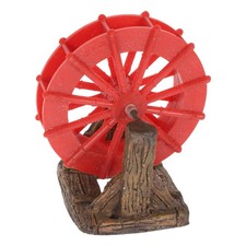 Fish Tank Ornaments Rotating Wheel Aquarium Water Features Moving