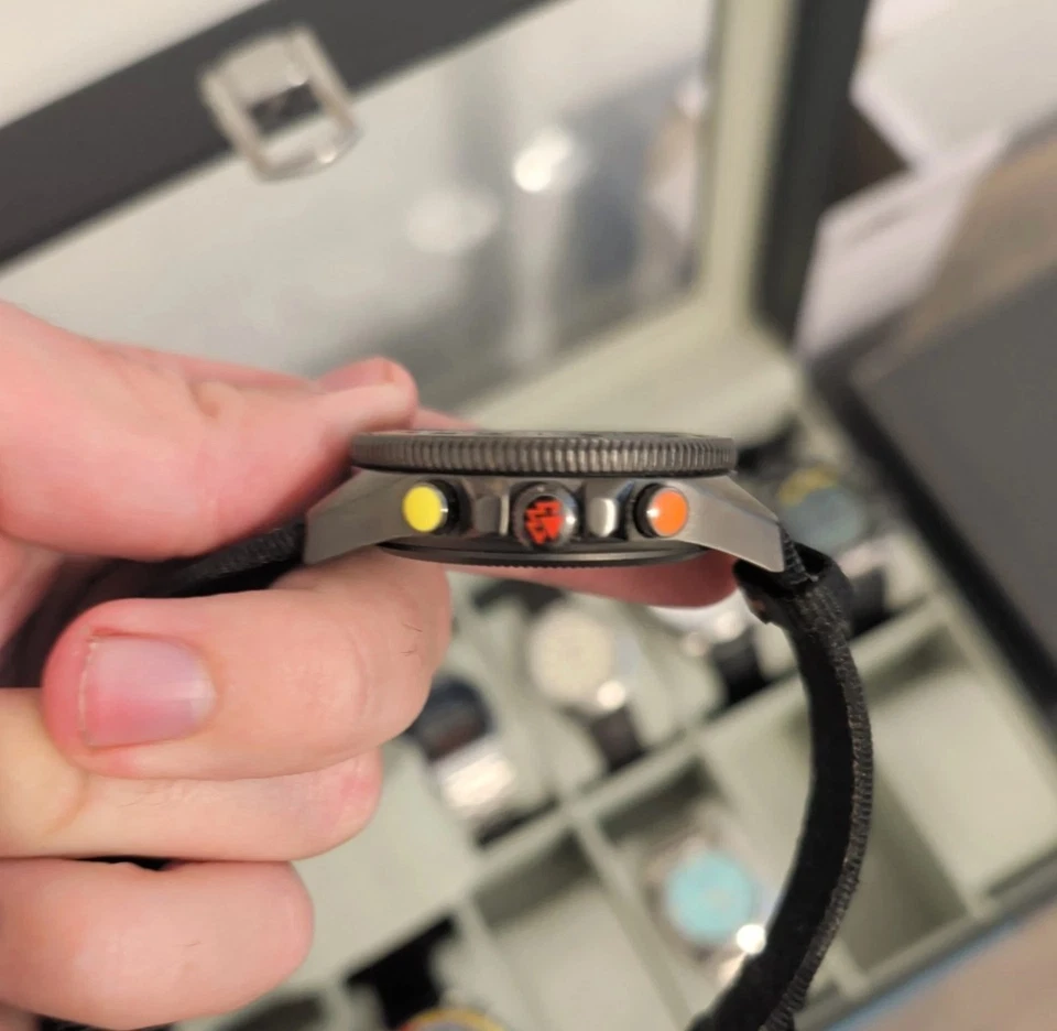 Reloj Timex Expedition North Tide-Temp-Compass 43 mm correa de tela ecológica TW2V03900JR Foto 2 de 4