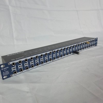 Samson S-Patch Plus 48-Point Balanced Audio Patchbay with 1/4 Inch