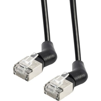 Maxtrack TI53-0,5L RJ45 Netzwerkkabel, Patchkabel 10 Gbit/s, CAT 6a U/FTP 0.5...