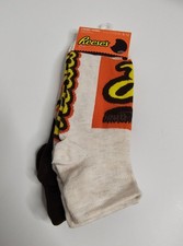 Reese's Socks 2 Pairs - Crew Sock Style / Size 6-12  Hershey's NEW