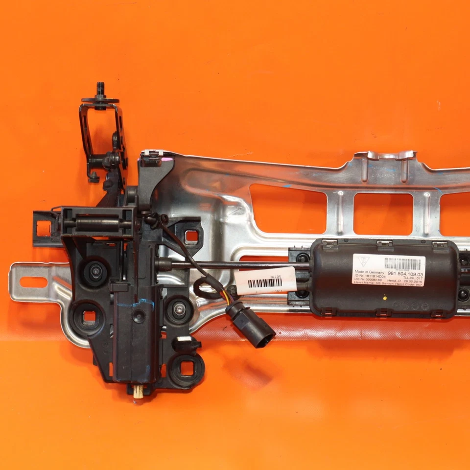 MECANISMO UNIDAD DE TRANSMISIÓN ALERÓN PORSCHE BOXSTER 2013 2014 2015 2016 98150410903 OEM Foto 2 de 4