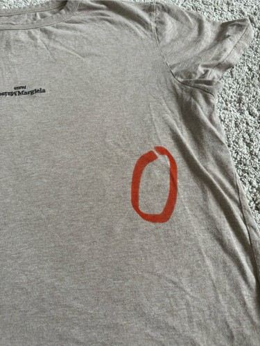 Maison Margiela10 / brand logo inverted T-shirt Tan Color - Picture 3 of 8