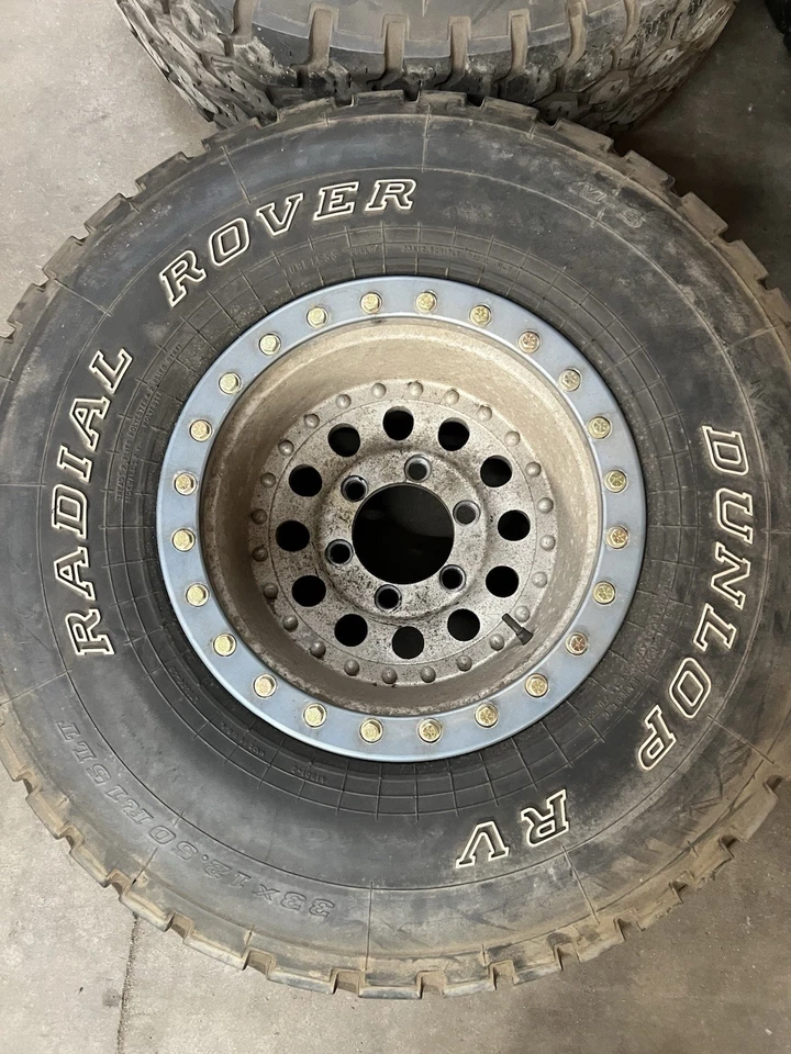 American racing Outlaw IIs with Bead Lock Wrapped In 33” Dunlop RV radial Rovers - Image 4 of 4