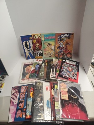 23 Mixed HC TPB Lot Maus Silencers White Fang Superman Vs Terminator Last Ronin