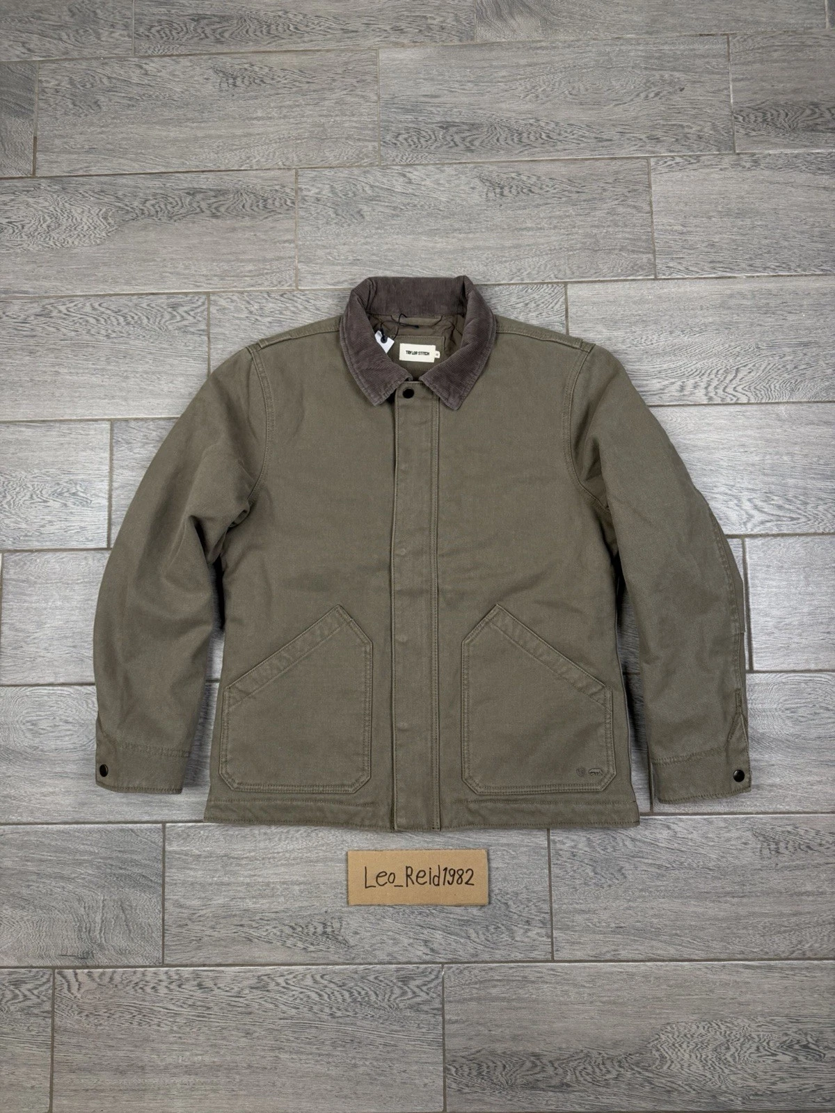 Taylor Stitch Workhorse Jacket Boss Duck Stone Olive Green Quilted NWT36 38 4042
Opens in a new wind
