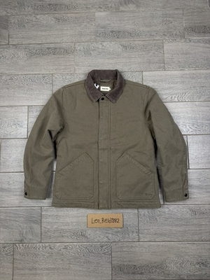 #ad Taylor Stitch Workhorse Jacket Boss Duck Stone Olive Green Quilted NWT36 38 4042 $145.00