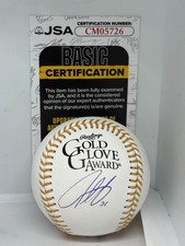 Derrek Lee Chicago Cubs signed Gold Glove Baseball Ball autographed JSA COA