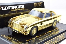 Scalextric James Bond Goldfinger Aston Martin W/ Lights 1/32 Slot Car -C4550A