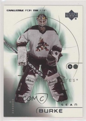 2001-02 Upper Deck Challenge for the Cup Sean Burke #66 7d2