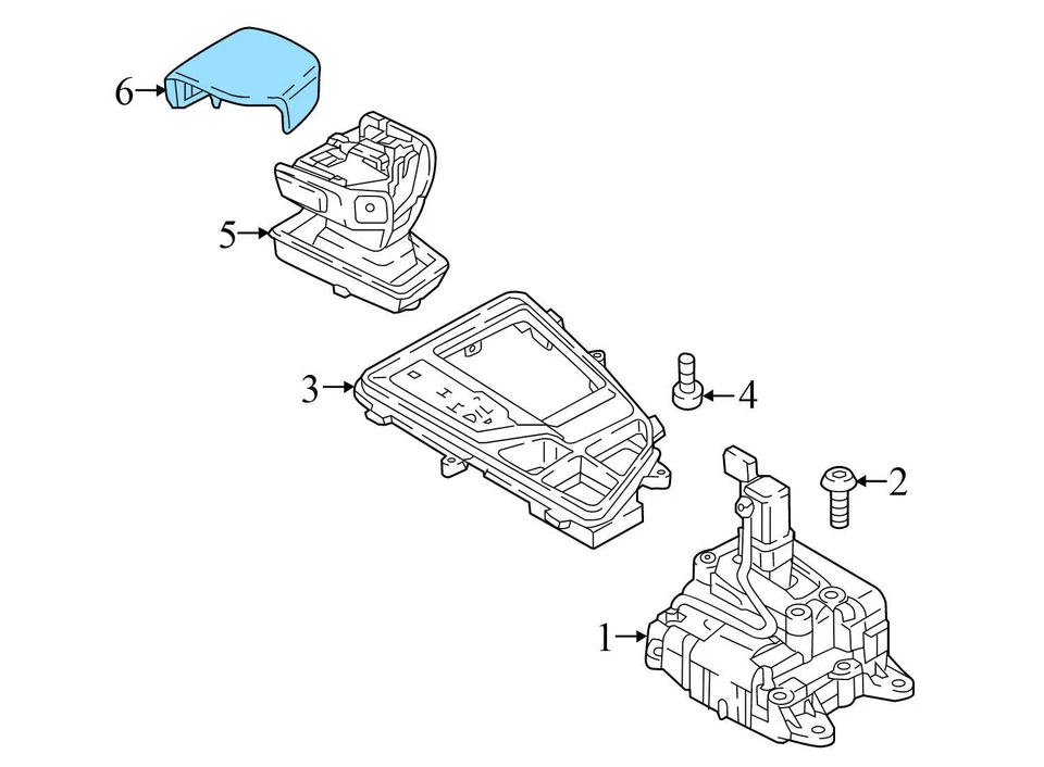 2017-2025 AUDI A5 QUATTRO - Automatic Shift / Shifter KNOB 4M1713139G - Image 4 of 4