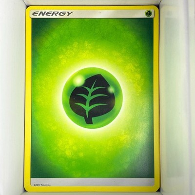 Basic Grass Energy Unnumbered Sun & Moon Base Set Unnumbered Regular EnglishEx