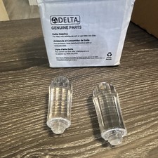 Delta Genuine Parts H71 Clear Plastic Faucet Handles/Knobs Set of 2