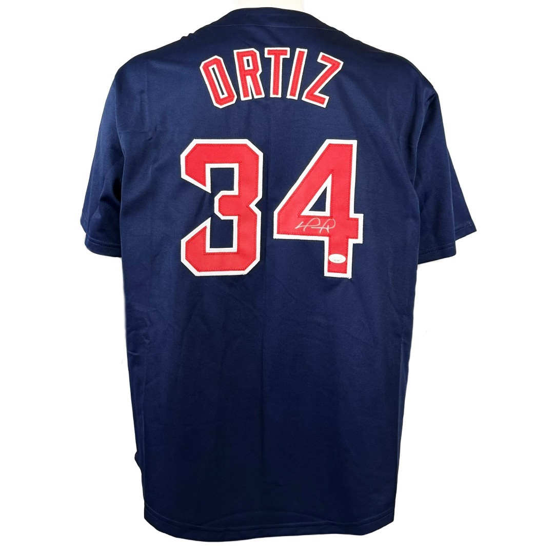 David Ortiz Autographed Signed Boston Red Sox jersey MLB JSA Minnesota Twins 