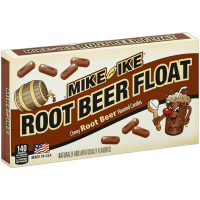 Mike and Ike Root Beer Float Candy Theatre Box 120g