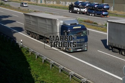 LKW Foto MAN TGA Planensattelzug Deutschland blau FRAMAR 23 #g6jt