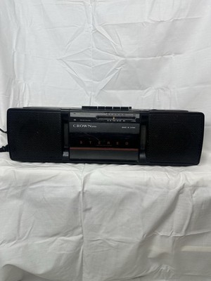 Crown Japan SZ-77N Stereo Radio Cassette Recorder Boombox AM/FM WORKS!