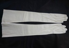 NEW VTG Size 8 - ITALY - UNLINED KID LEATHER GLOVES - FORMAL EVENT WEDDING GALA