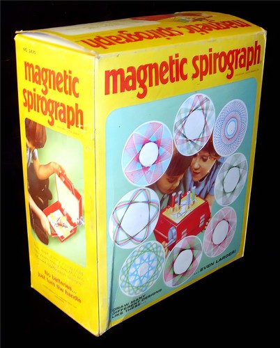 1971 MAGNETIC SPIROGRAPH-Sealed & Unused with Cardboad insert NEW RARE Vintage - Picture 5 of 12