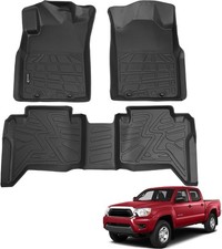 Floor Mats for Toyota Tacoma 2005-2015 Double Cab Only Fit Automatic , Custom