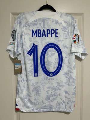 Mbappe #10 Mens MEDIUM Away Euro Qualifiers Stadium Jersey