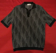 St Croix Shop Vintage Mens Large Black & Gray Sweater. Nice For The Price!