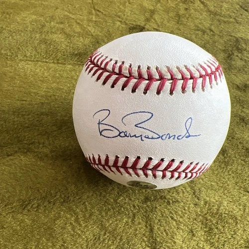 Barry Bonds Signed Baseball Barry Bonds Certification from Estate. JFD