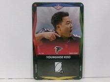 2025 UNO NFL Elite Core YOUNGHOE KOO  4 Color SSP Foil Wild Card