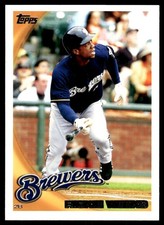 Rickie Weeks 2010 Topps #124 Brewers MLB READ FREE SHIPPING AutographDen