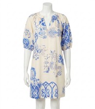 Karen Kane Puff Sleeve Peasant Dress Size XL