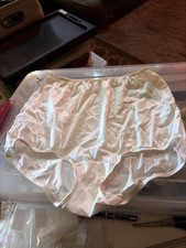 Vintage Sears size 8 White Granny Panty 100 nylon New without tags