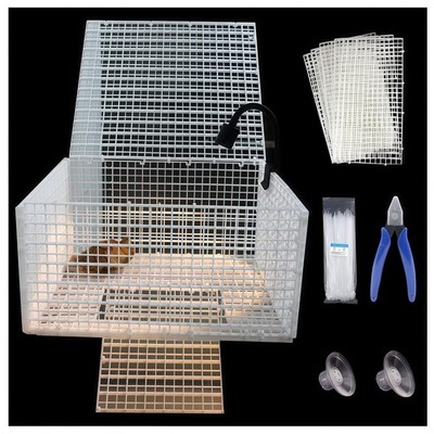 12 PCS DIY Turtle Basking Platform Tools and Accessories for Creative Layouts...