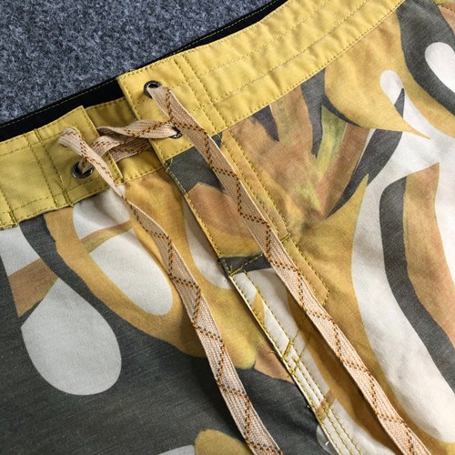Howler Bros Heed The Call Swim Trunks Mens 36 Yellow Board Shorts Surf Pocket - Picture 3 of 11