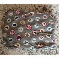 Pottery Barn Teen "NFL Logos" Full Fitted Sheet