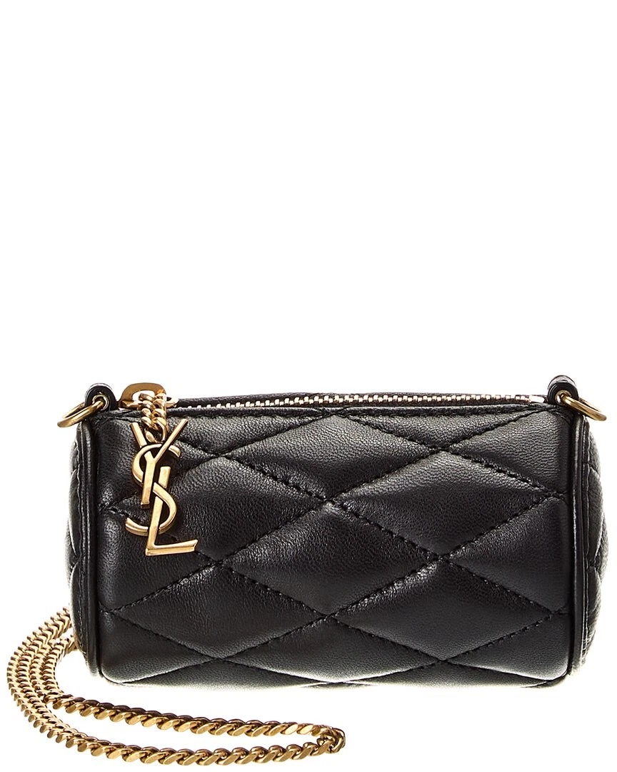 Saint Laurent Leather Exterior Black Bags & Handbags for Women for