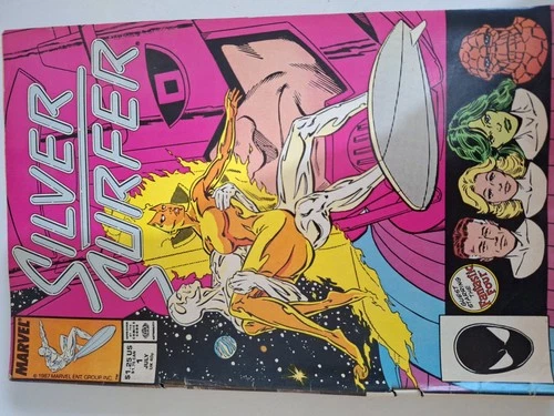 MARVELS SILVER SURFER FANTASTICK FOUR COMIC BOOK VINTAGE
