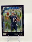 2024 Panini Donruss Optic - Rated Rookie Drake Maye #229 Purple Shock Prizm (RC)