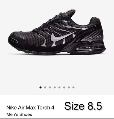 Nike Air Max Torch 4  A/B/Metallic Silver Size 8.5 Men's Shoes Style 343846-002