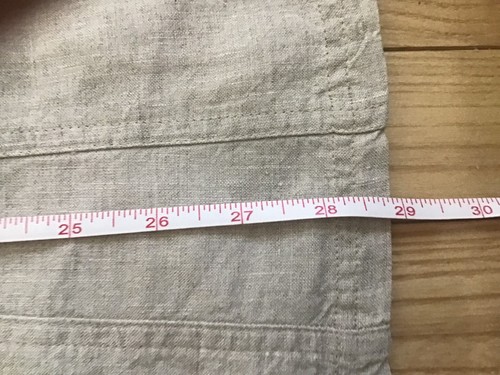 Talbots Petites Women’s Natural Oatmeal 100% Irish Linen Midi Flare Skirt 6P - Picture 9 of 12