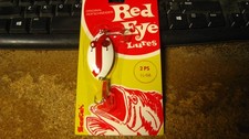 Hofschneider "Red Eye" spoon, NOS, vintage, red/white, 1/2 oz, free shipping