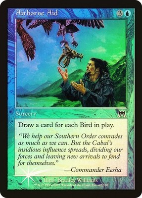 Onslaught   MTG  FOIL  Airborne Aid   Magic