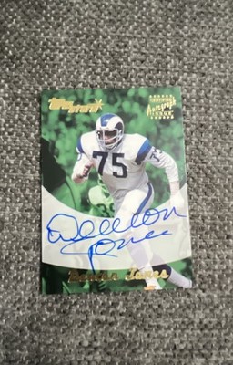 2000 Topps Stars - Deacon Jones ON CARD AUTO #DJ (AU) HOF