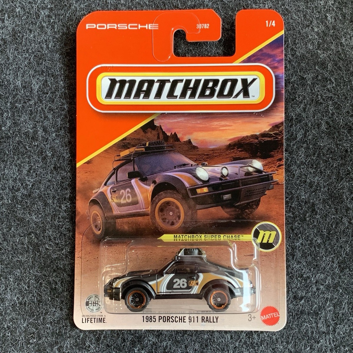 Matchbox 1985 Porsche 911 Rally Super Chase Mainline 2026 Case A