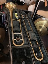 Jupiter and part Yamaha Tenor Trombone  case with Yamaha slide section