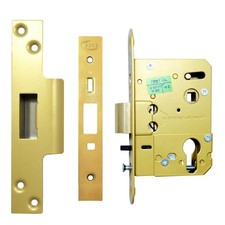 AS1095 - ASEC Euro / Oval Nightlatch Case - 76mm PB Boxed